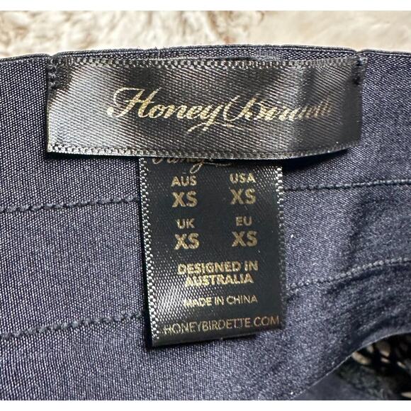 RARE🔥 Honey Birdette AXL🖤 Black Fishnet FULL 3 Piece Set 34DD, XS, XS Thong - Picture 13 of 13